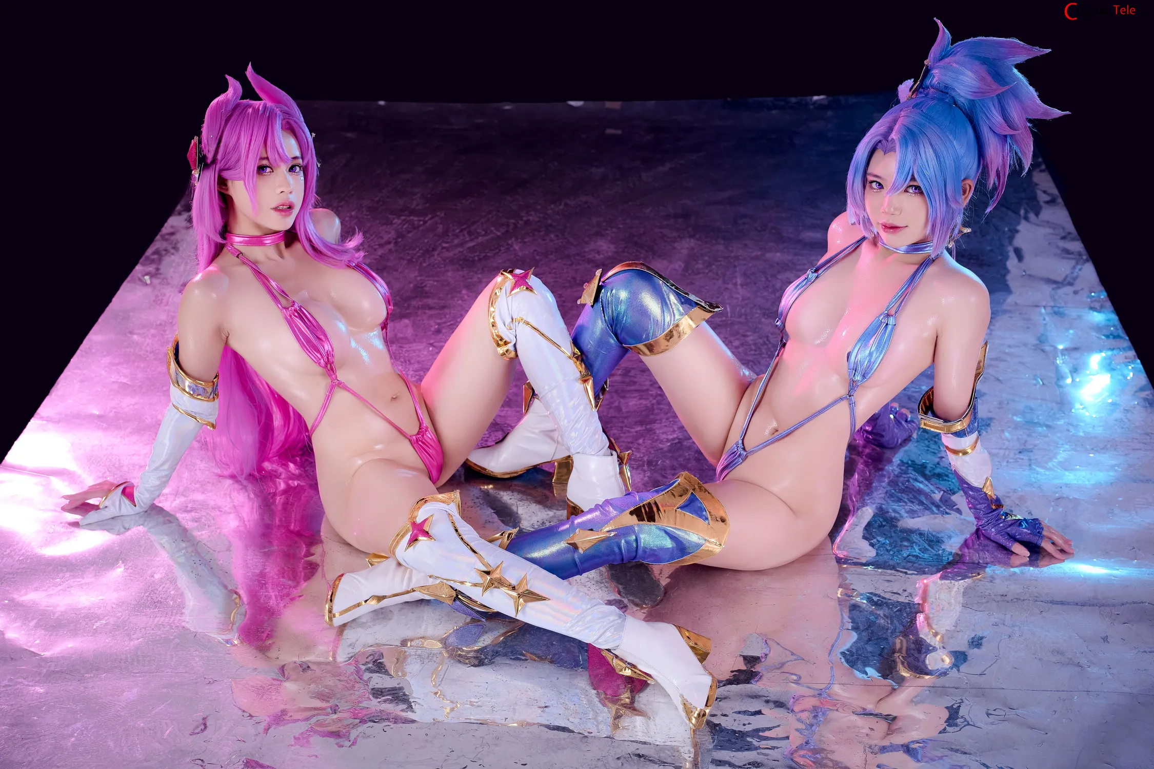 PingPing and ZinieQ (ジニCosplayer) cosplay Kai’sa and Akali – League of Legends “72 photos”