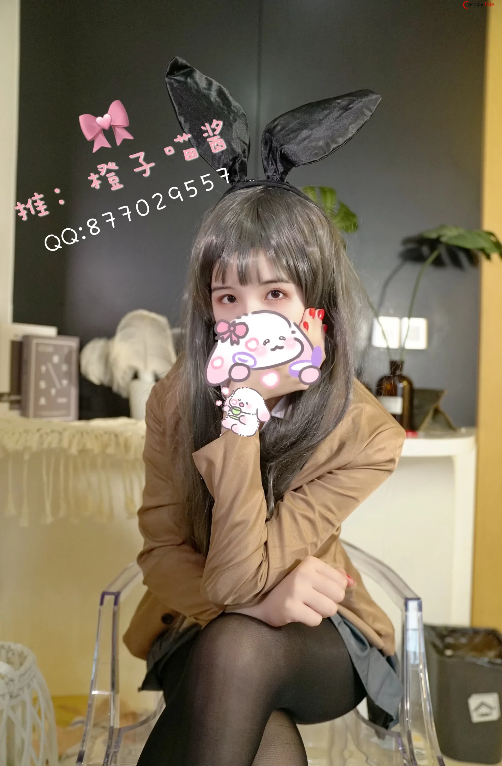 Chengzimiaoj cosplay Mai Sakurajima – Seishun Buta Yarõ “24 photos”